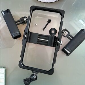 Black Camera Rig with Handles